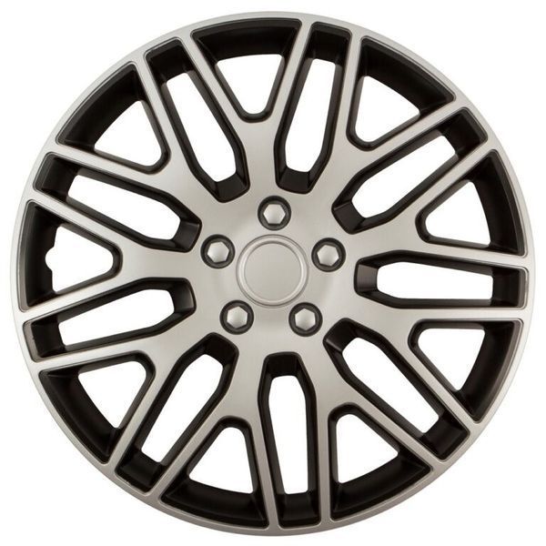Ковпаки R13 Elegant Dakar silver&black фото.