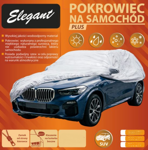 Тент автомобільний Jeep M Elegant EL 100 271, 440&times;185&times;145 см, поліестер, без підкладки фото.