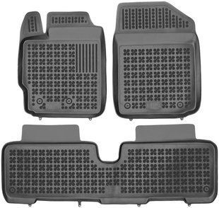 Килимки в салон гумові Rezaw-Plast Toyota Yaris 2005-, Urban Cruiser 2009- RP 201409 фото.