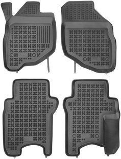 Коврики в салон резиновые Rezaw-Plast Honda jazz I (GD) (2002 - 2008г.) RP 200910 фото.