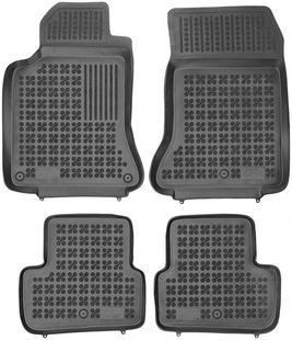 Коврики в салон резиновые Rezaw-Plast Mercedes W176 A-KL (c 2012г.) RP 201718 фото.