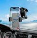 Автотримач для телефону Hoco H37 Cheetah car holder center console Black фото 5.