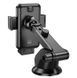 Автотримач для телефону Hoco H37 Cheetah car holder center console Black фото 3.