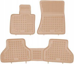 Килимки в салон гумові Rezaw-Plast бежевые Bmw X5 (E70) (2006-2013Г.) X6 (E71) (с 2007г.) RP 200709/B фото.