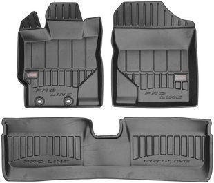 Килимки в салон гумові Frogum Pro-Line Toyota Yaris III (не підходить для гібридів) 2011-2019 3D407749 фото.